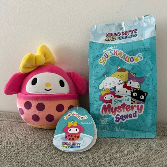 Nwt 5" My Melody Scented mystery squad squishmallow hello kitty - Picture 2 of 4